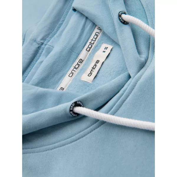  Moški pulover OMBRE OM-SSBN-0270 MODRA 