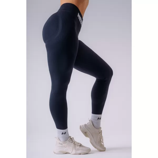  Ženske pajkice NEBBIA FLOW SEAMLESS 496 TEMNO MODRA 
