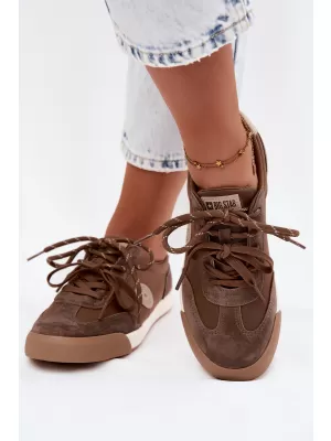 Ženske superge BIG STAR SHOES UU274002 RJAVA/BEŽ