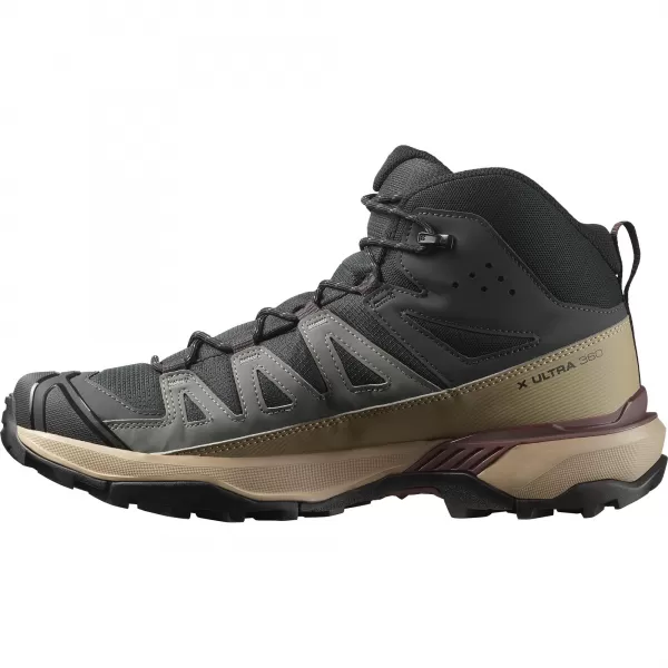  Moški čevlji SALOMON X ULTRA 360 MID GORE-TEX L47743300 FANTOM/DESERT TAN/RUM ROZINE 