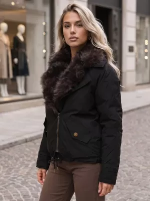 Ženska jakna DSTREET TY6072 ČRNA