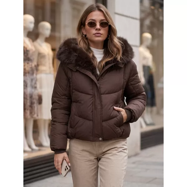  Ženska jakna DSTREET TY5983 RJAVA 