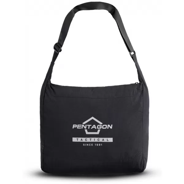  Torba za čez ramo PENTAGON HERALD FOLDABLE MESSENGER K16120 ČRNA 