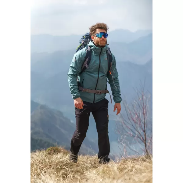  Moška nepremočljiva softshell jakna NORDBLANC EXPEDITIOUS NBSSM8323 ZELENA 