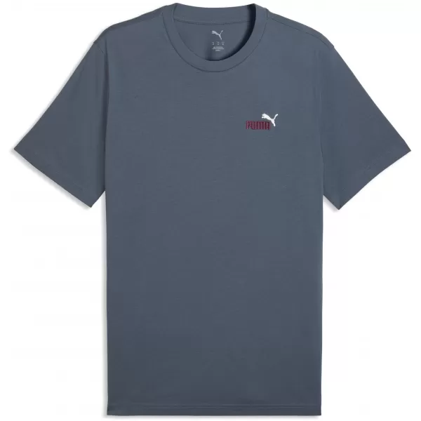 Moška majica s kratkimi rokavi PUMA GRAPHICS 2 COLOR SMALL NO. 1 LOGO TEE 68471737 VEČERNA MODRA 