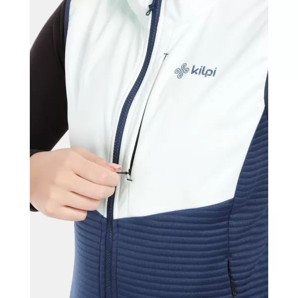  Ženski softshell telovnik KILPI ENIA-W 1L0115KI TEMNO MODRA 
