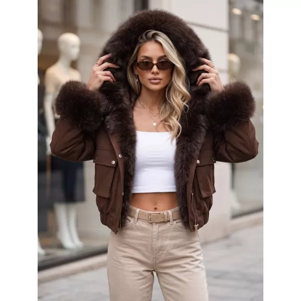  Ženska jakna DSTREET TY5834 RJAVA 