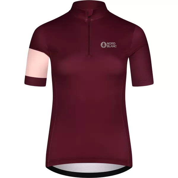  Ženski kolesarski dres NORDBLANC ENTHUSIAST NBSLF8084 RDEČA 