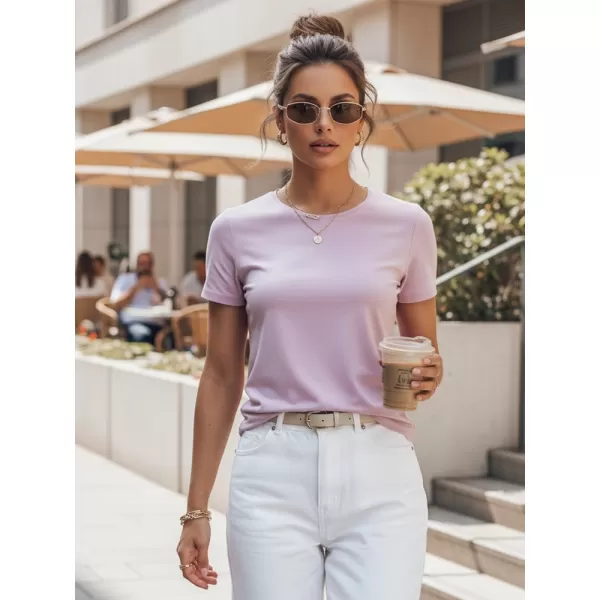  Ženska majica s kratkimi rokavi DSTREET RY2209 VIJOLIČNA 