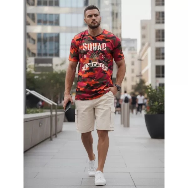  Moška majica s kratkimi rokavi DSTREET NX2005R-OR-M ORANŽNA 