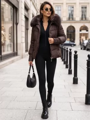 Ženska jakna DSTREET TY5891 VIJOLIČNA
