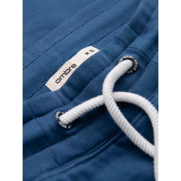 Moške hlače OMBRE OM-PABS-0304 TEMNO MODRA 