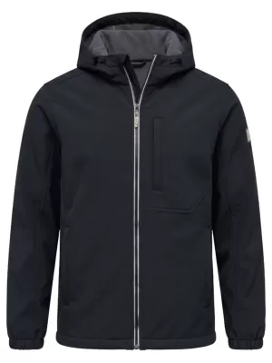 Moška softshell jakna OMBRE C581 ČRNA