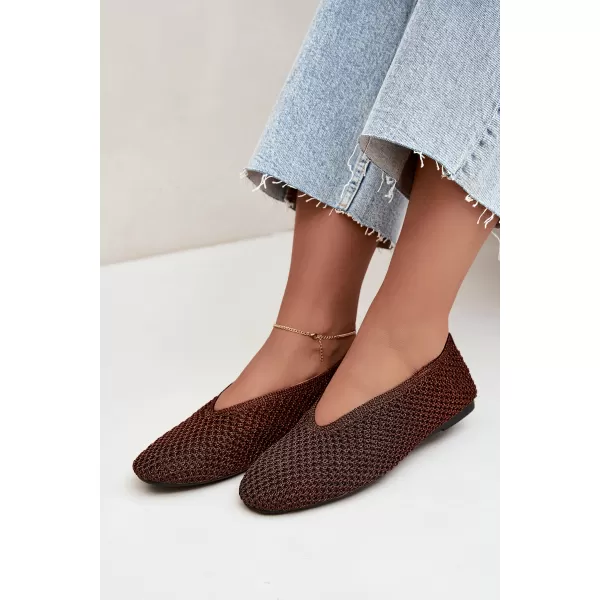  Ženske balerinke BOTO CH956 KAKI 