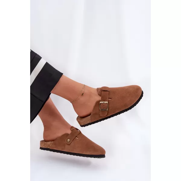  Ženski copati BIG STAR SHOES RR274A387 RJAVA/BEŽ 