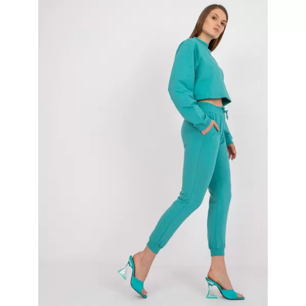 Ženske trenirke BASIC FEEL GOOD AP-DR-A-003 TURKIZNA 
