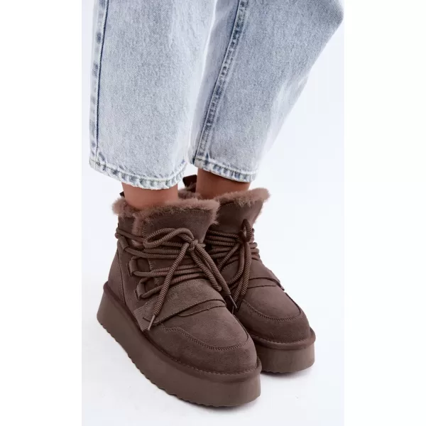  Ženski čevlji BIG STAR SHOES UU274315 RJAVE/BEŽ SENCE 