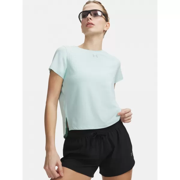  Ženska majica s kratkimi rokavi UNDER ARMOUR VELOCITI PRO SHORTSLEEVE 6009536-703 ZELENA 