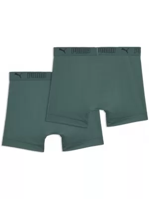 Moške boksarice PUMA SPORT MICROFIBER BOXER 2P 93552016 ZELENA