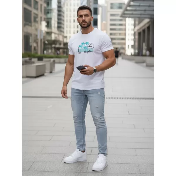  Moška majica s kratkimi rokavi DSTREET NX5020R BELA 