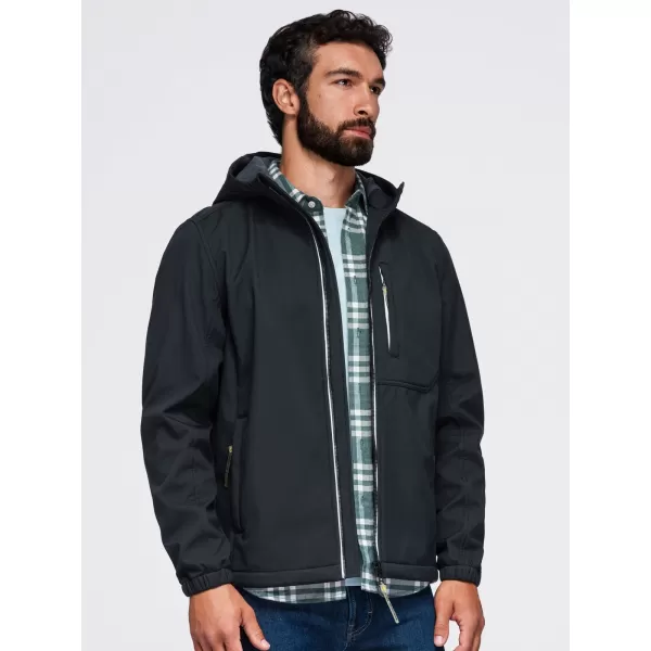  Moška softshell jakna OMBRE OM-JANP-0292 ČRNA 