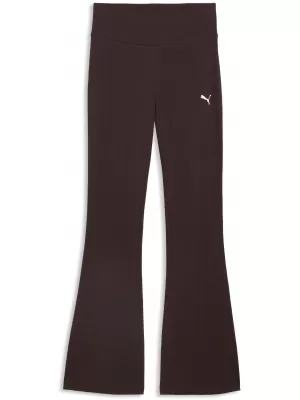 Ženske pajkice PUMA ESS HIGH-WAIST FLARED LEGGINGS 63154233 ČOKOLADNI FONDI