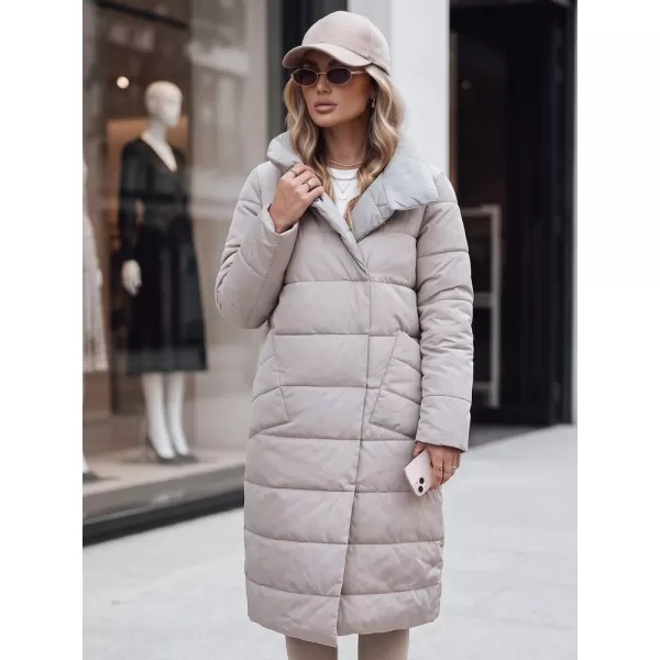  Ženska jakna DSTREET TY5485 BEŽ 