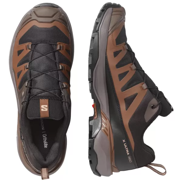  Moški čevlji SALOMON X ULTRA 360 GORE-TEX L45473300 ČRNA/TEMNI GALEB SIVA/TEMNA ZEMLJA 