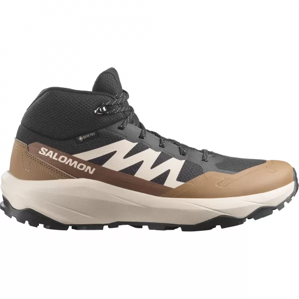  Moški čevlji SALOMON OUTSCAPE MID GTX L45410800 ČRNA/DEŽEVEN DAN/KOJOTSKO RJAVA 