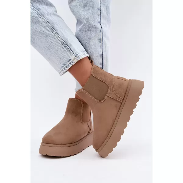  Ženski snežaki BIG STAR SHOES UU274173 BEŽ 