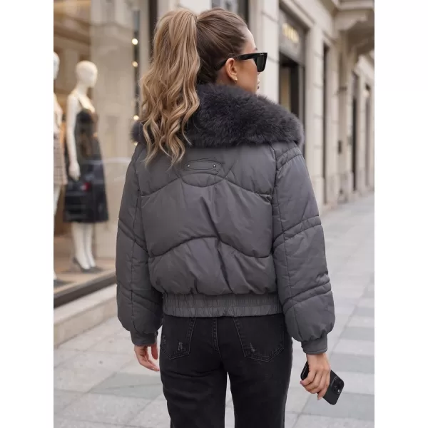  Ženska jakna DSTREET TY6010 TEMNO SIVA 