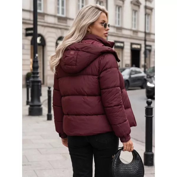  Ženska jakna DSTREET TY5749 BORDO 