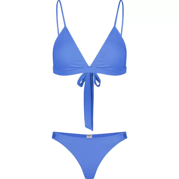  Ženski spodnji del bikinija NORDBLANC TWINKLE NBSSS8242 MODRA 