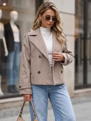 Ženski plašč DSTREET TY6015 KAKI