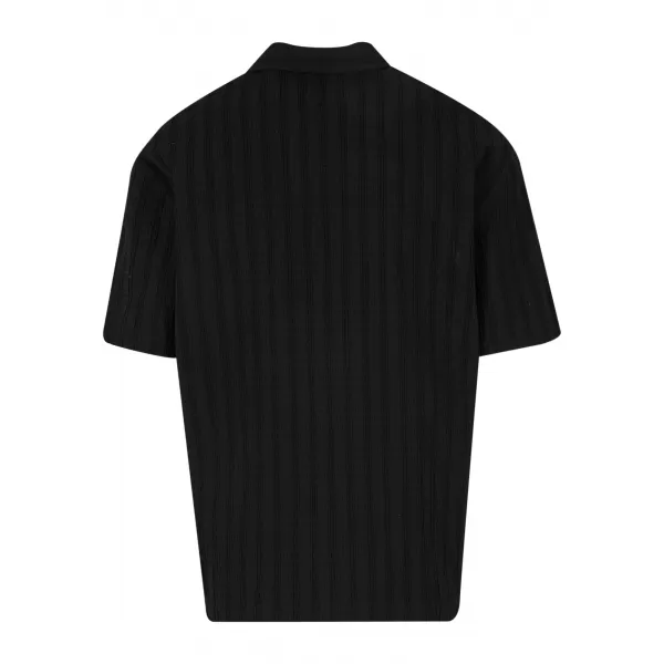  Moška srajca URBAN CLASSICS TB8217-00007 ČRNA 