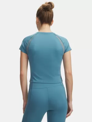 Ženska majica s kratkimi rokavi UNDER ARMOUR MOTION MESH SS 6011045-466 MODRA
