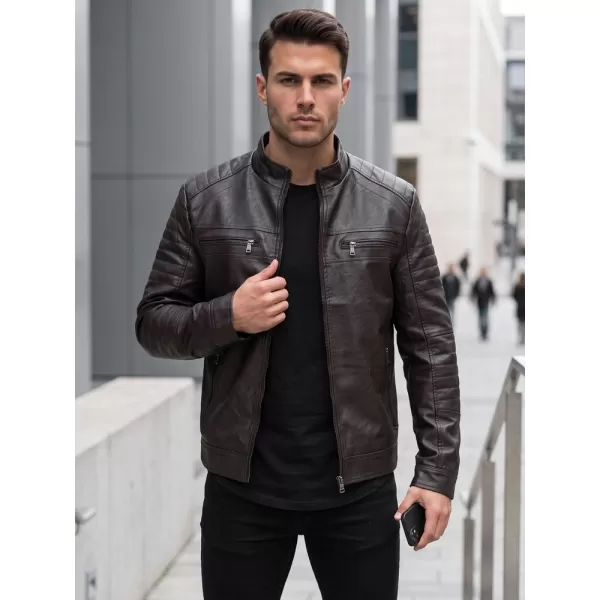  Moška jakna DSTREET TX5138 RJAVA 