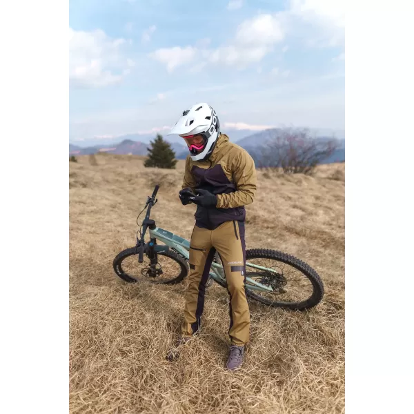  Moške nepremočljive hlače za več športov NORDBLANC RIDGEWALK NBSPM8325 RJAVA 