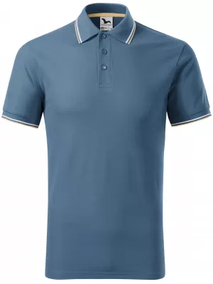 Moška majica s kratkimi rokavi z ovratnikom MALFINI FOCUS 232 DENIM