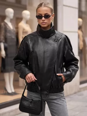 Ženska jakna DSTREET TY5960 ČRNA