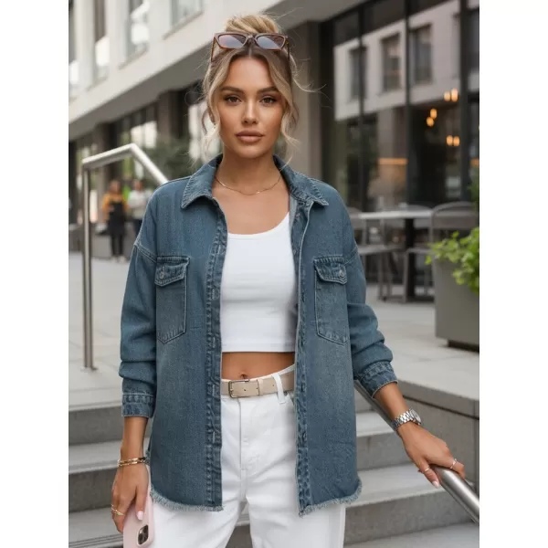  Ženska jakna DSTREET TY5683 MODRA 