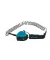 Povodec WATTSUP Coiled 10 8mm ČRNA/MODRA