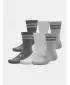 Nogavice UNDER ARMOUR ESSENTIAL 6PK CREW 1387058-069 SIVA