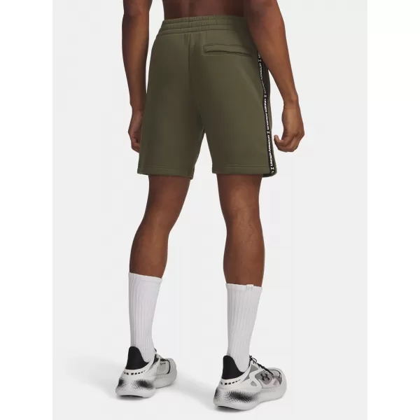  Moške kratke hlače UNDER ARMOUR ICON FLEECE SHORT TAPING 1390299-391 ZELENA 