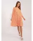 Obleka SUBLEVEL D73771M30214K ORANŽNA
