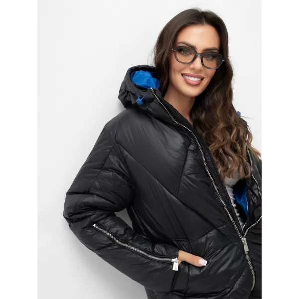  Ženska jakna SUBLEVEL D50048X44517A2 ČRNA 