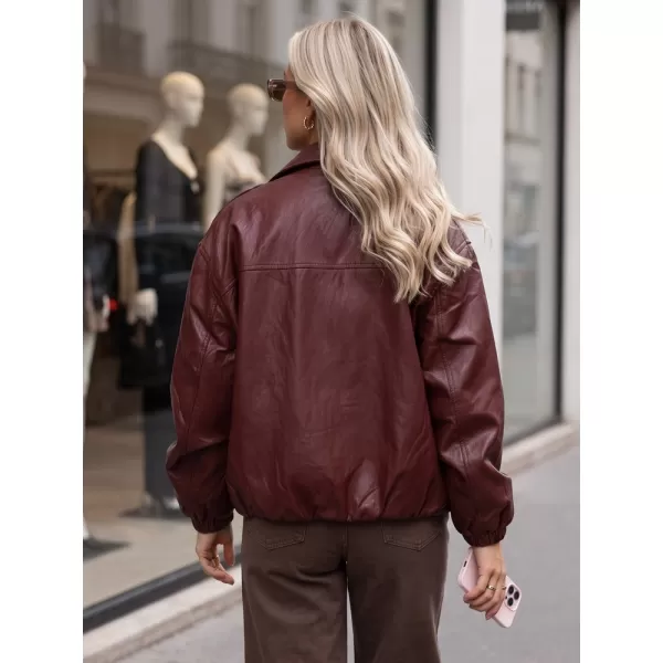  Ženska jakna DSTREET TY6069 BORDO 