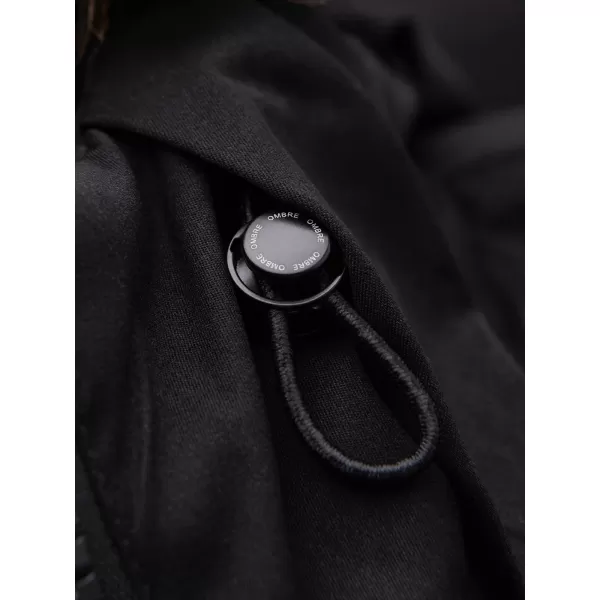  Moška parka OMBRE OM-JALJ-0310 ČRNA 