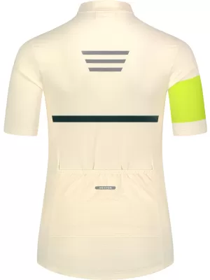 Ženski kolesarski dres NORDBLANC ENTHUSIAST NBSLF8084 BEŽ