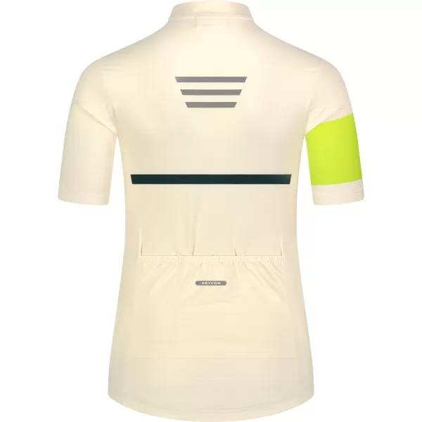  Ženski kolesarski dres NORDBLANC ENTHUSIAST NBSLF8084 BEŽ 